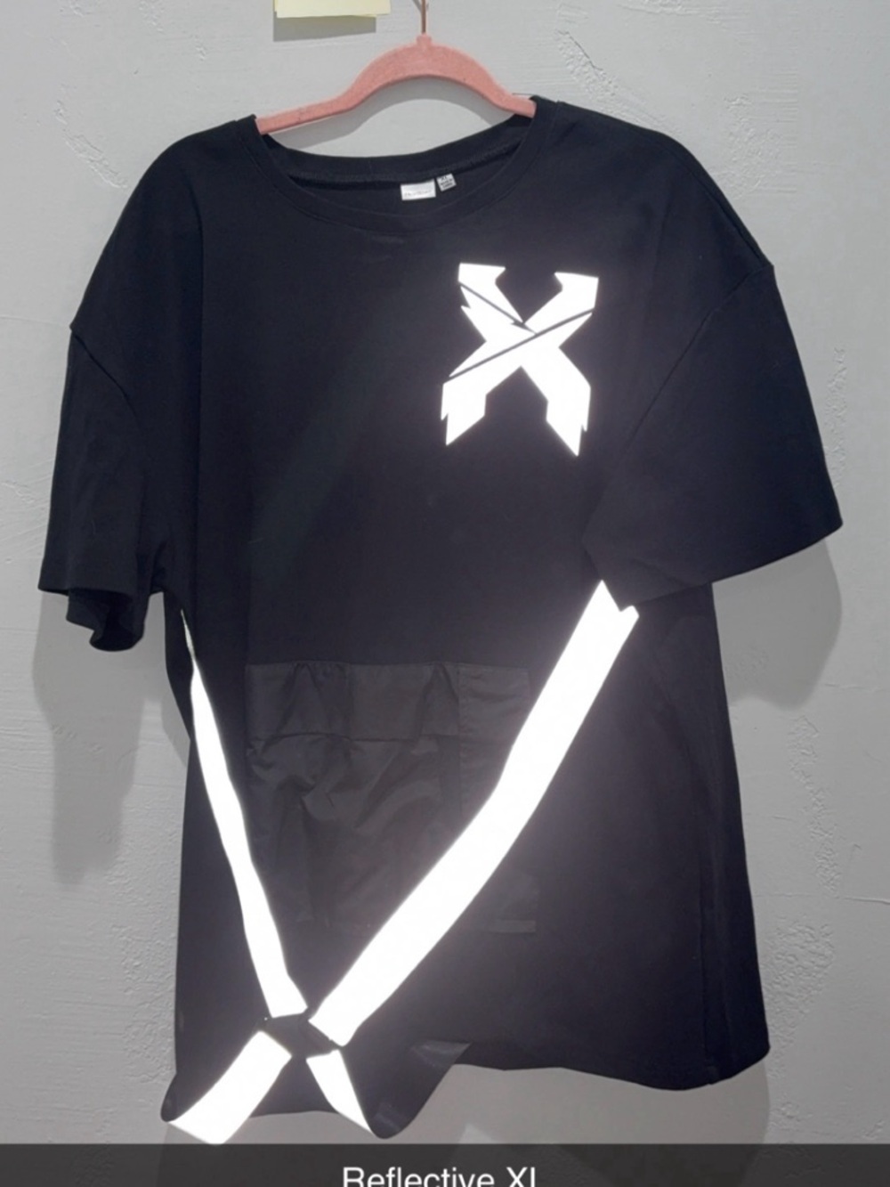 Excision X iheartraves Reflective Graphic Tee with Reflective Straps